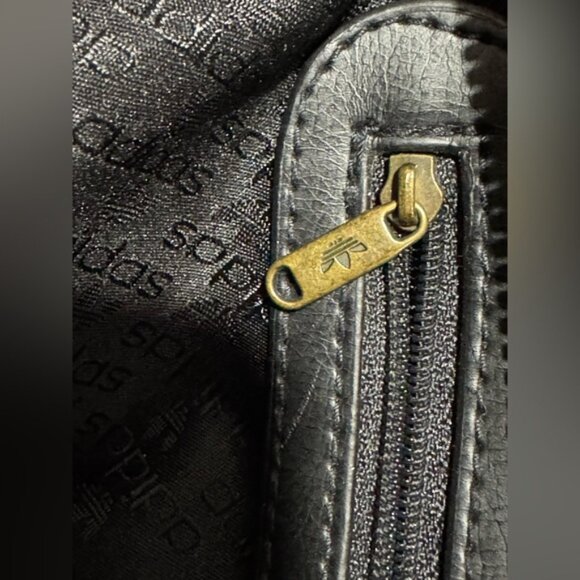 Adidas airline messenger retro crossbody gym bag braided detail large black adi - Picture 4 of 8